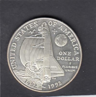 Beschrijving: 1 Dollar COLUMBUS SHIP